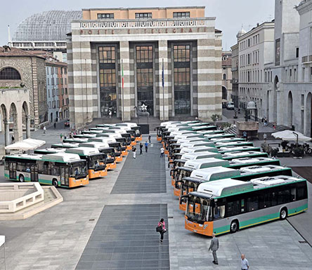 Nuovi autobus a metano